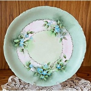 Hand Painted Porcelain Cabinet Plate ROSENTHAL-BAVARIA Signed Vintage